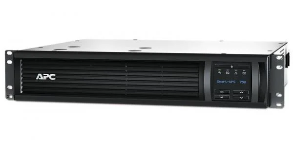 UPS NOU, Open Box, APC Smart-UPS SMT750RMI2U, 750VA  500W, Line-Interactive, Sinusoidal, Rackabil 2U, Acumulatori Originali, Railkit Inclus, 2 Ani Garantie, Refurbished