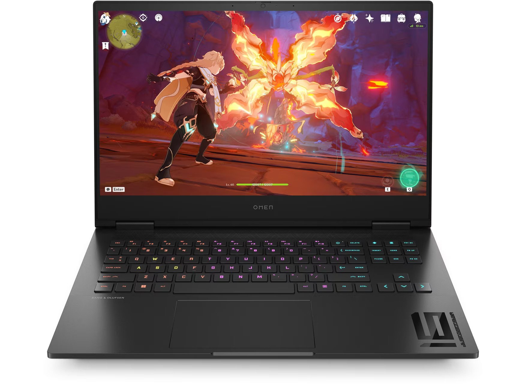 Laptop refurbished - Laptop HP Gaming OMEN 16-WF1795NG, Intel Core i9 14900HX 2.2 GHz up to 5.8 GHz, 32 GB DDR5, nVidia GeForce RTX 4080 12 GB GDDR6, Wi-Fi, Bluetooth, WebCam, Display 16" 2560 by 1440 240 Hz, 2 TB SSD M.2 NVMe NOU; Windows 10 Home; 3 Ani Garantie, Refurb