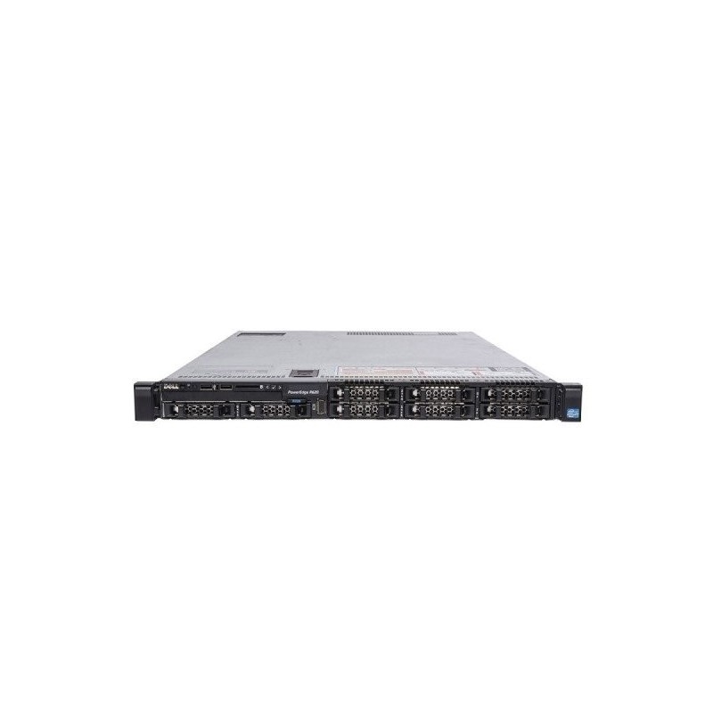 Server Dell PowerEdge R620, 8 Bay 2.5 inch, 2 Procesoare, Intel 8 Core Xeon E5-2650 V2 2.6 GHz up to 3.4 GHz; Fara Memorie Ram; Fara Hard Disk; 2 Ani Garantie, Refurbished