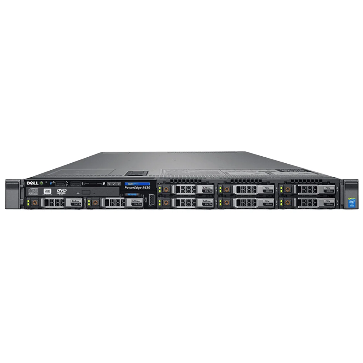 Server refurbished - Server Dell PowerEdge R630, 8 Bay 2.5 inch, 2 Procesoare, Intel 8 Core Xeon E5-2620 V4 2.1 GHz up to 3.0 GHz, 32 GB DDR4 ECC, Fara Hard Disk, 2 Ani Garantie