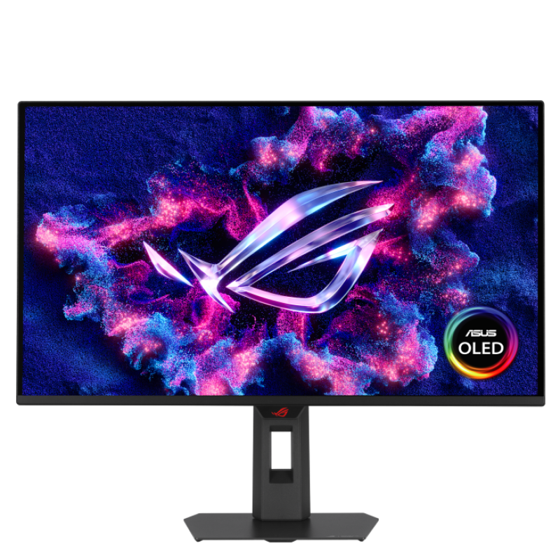 Monitor Asus 26.5" XG27AQDMES, Diagonal inch 26.5, Diagonal cm 67, Aspect ratio 169, Panel QD-OLED, Resolution 2560x1440, Refresh Rate 240Hz, Response time GtG 0.03ms, Brightness max 400 cdm², Contrast static  1.5M1, Viewing angle 178