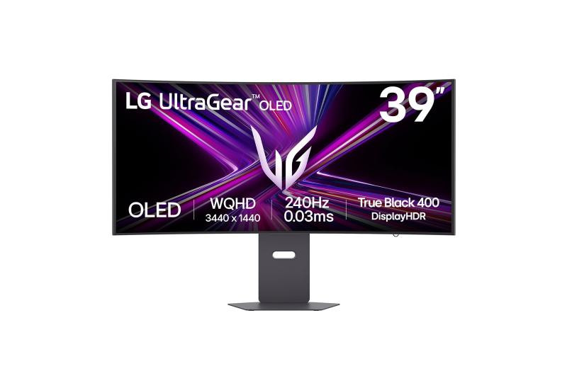Monitor LG 39" 39GX900A-B.AEU, Curvature 800R, Diagonal inch 39, Diagonal cm 99, Aspect ratio 219, Panel OLED, Resolution 3440x1440, Refresh Rate 240Hz, Response time GtG 0.03ms, Brightness max 275 cdm², Contrast static  1.5M1, Viewin