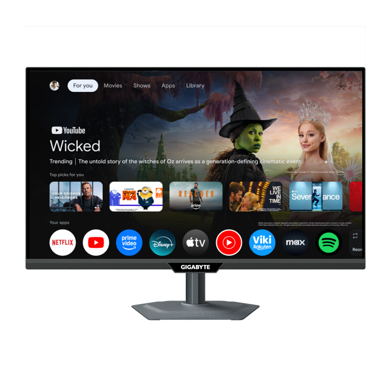 Monitor Gaming Gigabyte M27QS, Panel Size 27 inch, tip panel IPS, rezolutie 2560 x 1440 pixeli, refresh rate 180 Hz, 169, contrast 10001 normal, Bluelight Reducer, Flicker-Free, FreeSync, VESA DisplayHDR 400,