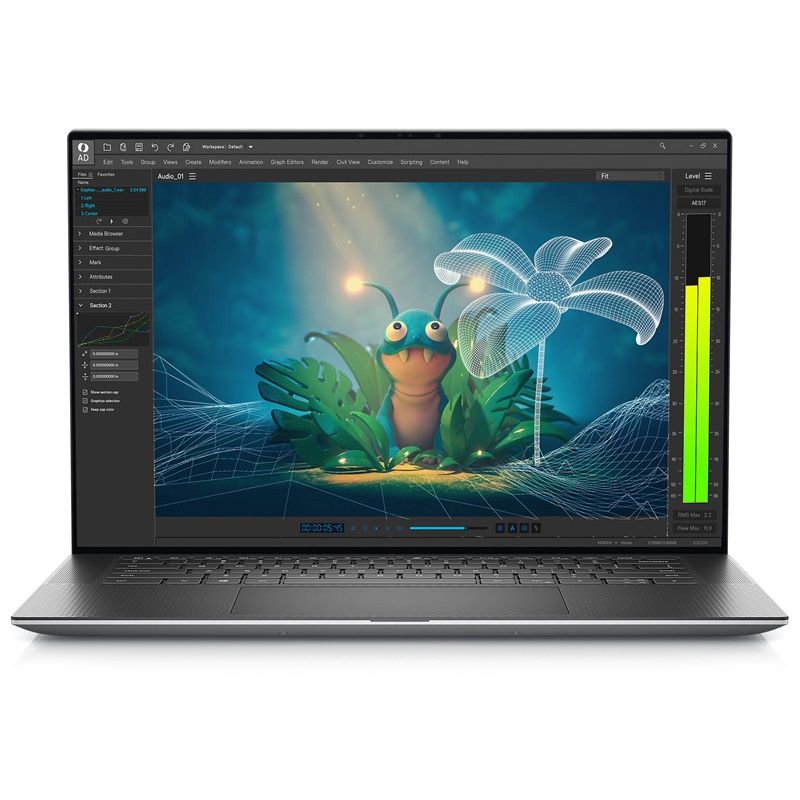 Laptop refurbished - Laptop Dell Precision 5570, Intel Core i7 12800H 2.4 GHz up to 4.8 GHz, nVidia RTX A1000 4 GB GDDR6, Tastatura QWERTY US, Wi-Fi, Bluetooth, Webcam, Display 15.6" 3840 by 2400, Touchscreen, 16 GB DDR5; 512 GB SSD M.2 NVMe; Fara Windows; 3 Ani Garantie