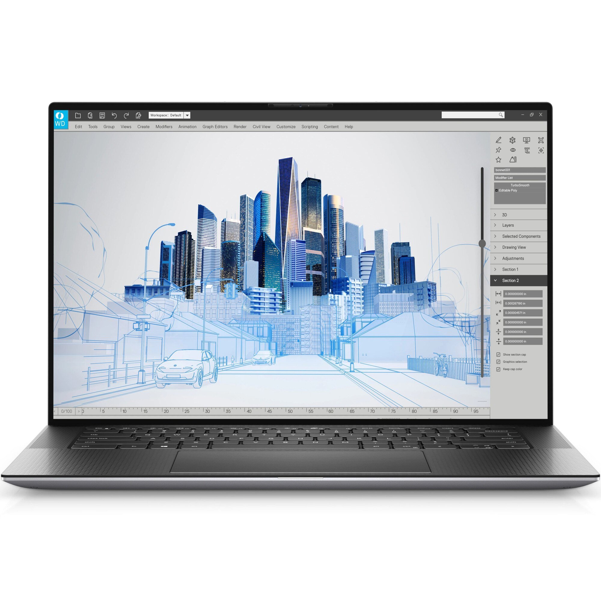 Laptop refurbished - Laptop Dell Precision 5560, Intel Core i7 11850H 2.5 GHz up to 4.8 GHz, nVidia Quadro T1200 4 GB GDDR6, Wi-Fi, Bluetooth, WebCam, Display 15.6" 1920 by 1200, 32 GB DDR4, Fara Hard Disk, Fara Windows, 3 Ani Garantie, Premium
