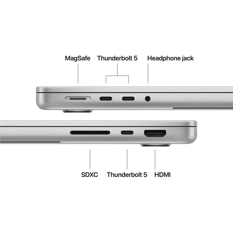 MacBook Pro 14.2"Apple M5 Pro CPU 18-core, GPU 20-core, Neural Engine 16-core48GB1TB - Silver - INT KB No Adapter - 2026 CTOfrom MGDN4ROA, , , MacBook Pro 14.2"Apple M5 Pro CPU 18-core, GPU 20-core, Neural Engine 16-core48GB1TB - Silver - INT KB No Adapter - 2026 CTOfrom MGDN4ROA, , ,