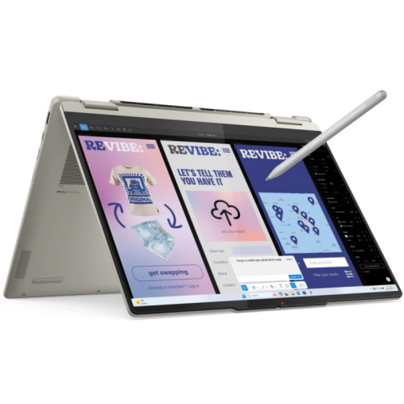 Laptop Consumer Lenovo Yoga 7 14ILL10, cu procesor Intel Core Ultra 7 256V, 14' OLED, 16 GB LPDDR5x, 1 TB SSD, Intel Arc 140V, Fr OS