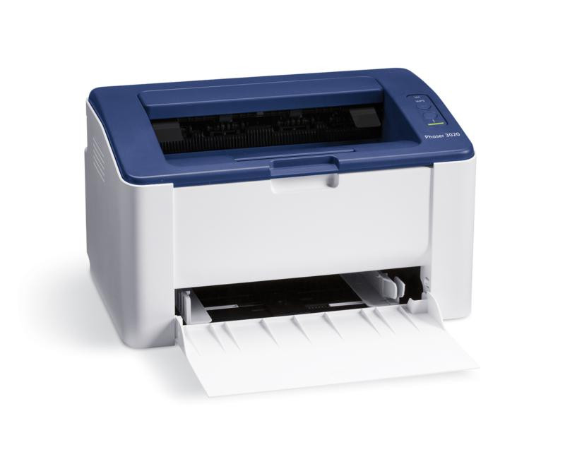 Imprimanta laser mono Phaser 3020BI, Dimensiune A4, Viteza 20 ppm, Rezolutie 600x600dpi, Procesor600 MHz, Memorie 128MB, Alimentare cu hartie 150 coli, Interfata USB 2.0, Wi-Fi, Apple AirPrint, Xerox PrintBack, Volum maxim printare15000 pagini pe luna, C