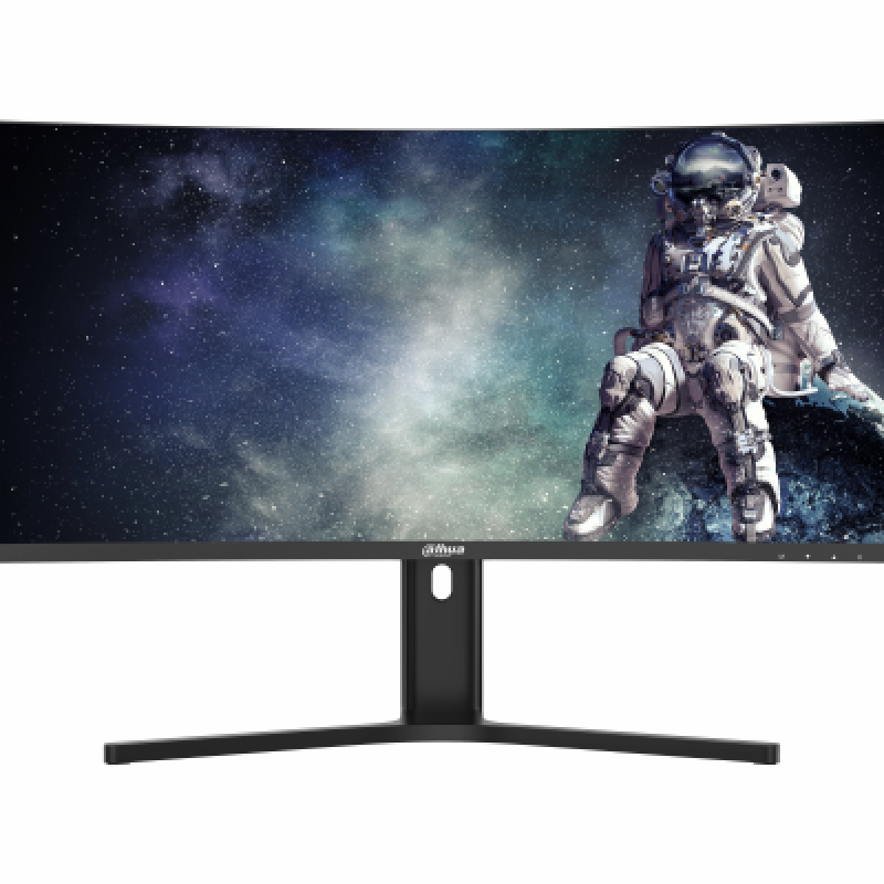 Monitor Dahua 34" DHI-LM34-E330CA, Curvature 1500R, Diagonal inch 34, Diagonal cm 86, Aspect ratio 219, Panel VA, Resolution 3440x1440, Refresh Rate 200Hz, Response time MPRT 1ms, Brightness max 300 cdm², Contrast static  35001, Viewi