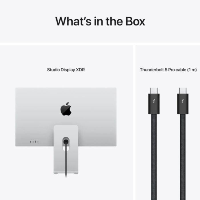 Apple Studio Display XDR - 27" Retina 5K - Standard Glass with Tilt and Height - Adjustable Stand, , , , , 