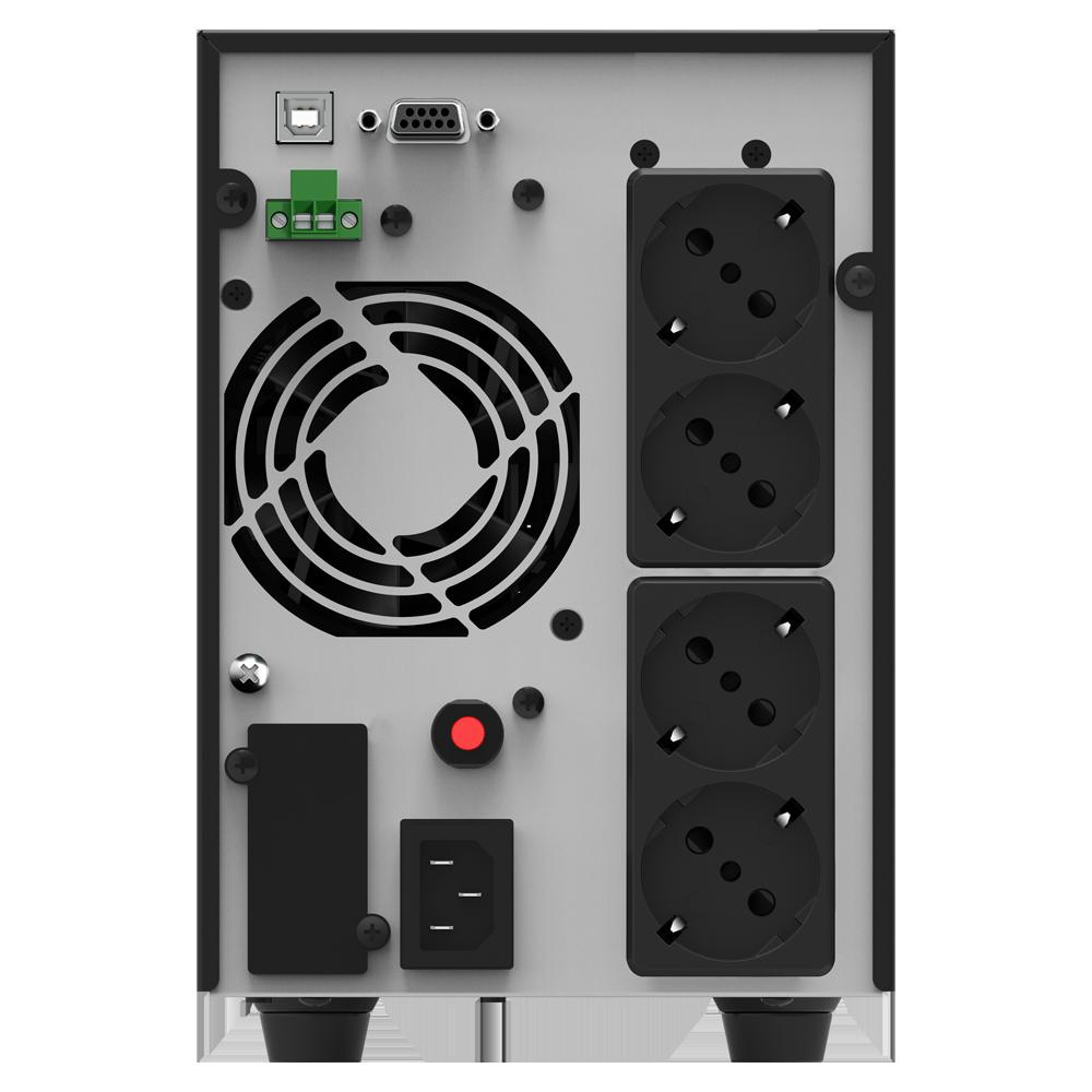 UPS nJoy Echo Pro 2000,  2000VA1600W,  On-line,  LED,  3 prize Schuko, 