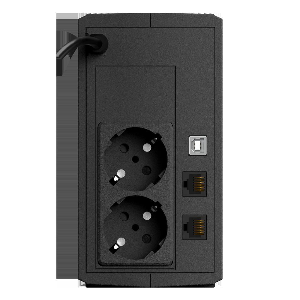 UPS NJOY Keen 600, 600 VA360W, Line-interactive, 2 Prize Schuko cu Protectie, Repornire Automata, Reglaj Automat al Tensiunii UPS NJOY Keen 600, 600 VA360W, Line-interactive, 2 Prize Schuko cu Protectie, Repornire Automata, Reglaj Automat al Tensiunii