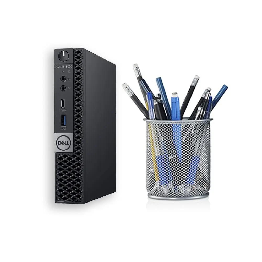 Calculator refurbished - Calculator Dell OptiPlex 5070, Micro, Fara Procesor, 8 GB DDR4, 256 GB SSD M.2 NVMe, Fara Windows, 3 Ani Garantie, Premium