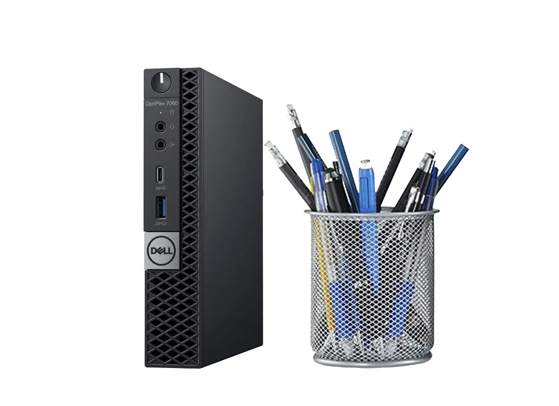 Calculator refurbished - Calculator Dell OptiPlex 7060, Micro, Fara Procesor, Fara Memorie Ram, 256 GB SSD M.2 NVMe, Windows 10 Pro, 3 Ani Garantie, Premium