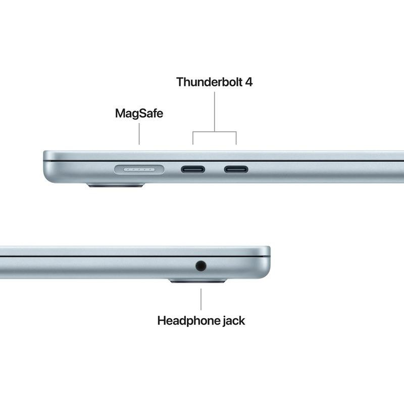 MacBook Air 15.3" RetinaApple M5 CPU 10-core, GPU 10-core, NeuralEngine16-core24GB512GB - Sky Blue - INT KB No Adapter - 2026CTO from MDVQ4ROA, , , MacBook Air 15.3" RetinaApple M5 CPU 10-core, GPU 10-core, NeuralEngine16-core24GB512GB - Sky Blue - INT KB No Adapter - 2026CTO from MDVQ4ROA, , ,
