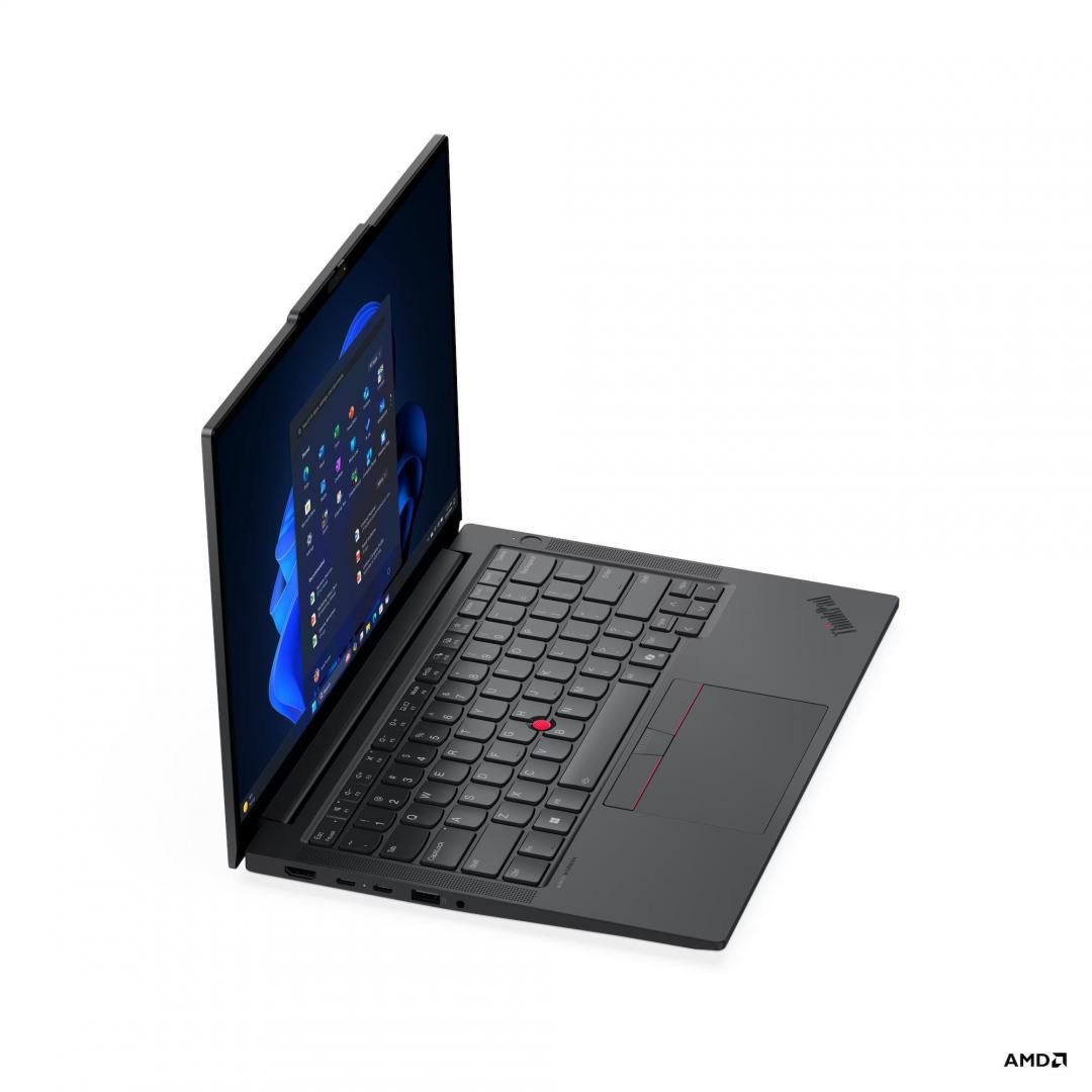 Laptop Business Lenovo ThinkPad E14 Gen 7, cu procesor AMD Ryzen 7 250, 14' IPS, 16 GB DDR5, 512 GB SSD, AMD Radeon 780M Laptop Business Lenovo ThinkPad E14 Gen 7, cu procesor AMD Ryzen 7 250, 14' IPS, 16 GB DDR5, 512 GB SSD, AMD Radeon 780M