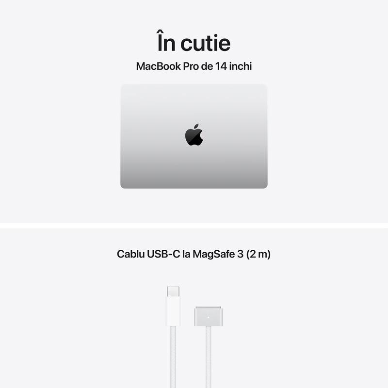 MacBook Pro 14.2"Apple M5 CPU 10-core,  GPU 10-core,  Neural Engine 16-core24GB1TB - Silver - INT KB No Adapter - 2025, , , 