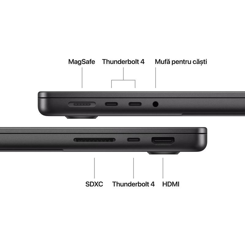MacBook Pro 14.2"Apple M5 CPU 10-core,  GPU 10-core,  Neural Engine 16-core16GB1TB - Space Black - INT KB No Adapter - 2025, , , 