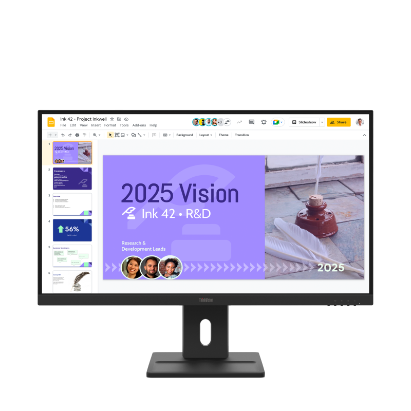 Monitor 27" ThinkVision E27Q-40 Monitor, LED, In-Plane Switching, QHD 2560x1440, 100Hz, 169, Anti-glare, Color Support 16.7 Million, Color Gamut 99 Srgb, 4ms GtG Extreme mode  6ms GtG Typical mode, 350 cdm² cdm², 15001 static, 178°  178°, 2x HD