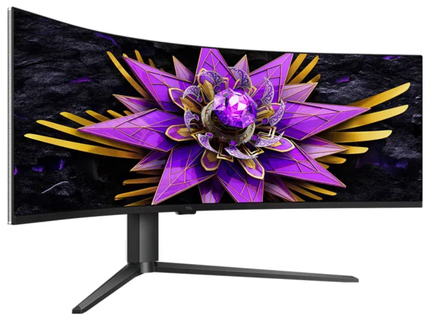 Monitor Gaming Curbat QD-mini LED TCL 57R94 57",  Dual UHD 7680x2160,  120Hz,  1ms,  AMD FreeSync™ Premium,  NVIDIA G-Sync Compatible