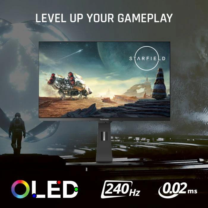 Monitor ViewSonic 27" XG272-2K-OLED,  Diagonal inch 27,  Diagonal cm 69,  Aspect ratio 169,  Panel OLED,  Resolution 2560x1440
