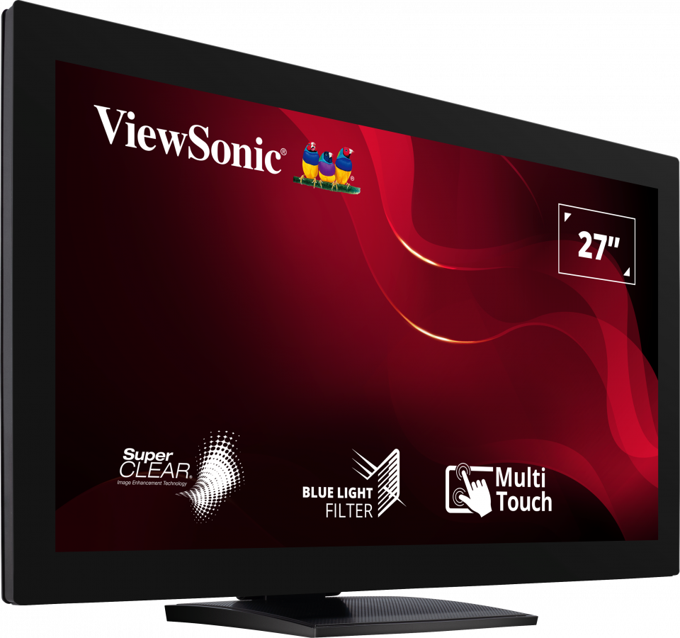 Monitor ViewSonic 27" TD2760, Touch 10pts, Diagonal inch 27, Diagonal cm 69, Aspect ratio 169, Panel VA Monitor ViewSonic 27" TD2760, Touch 10pts, Diagonal inch 27, Diagonal cm 69, Aspect ratio 169, Panel VA