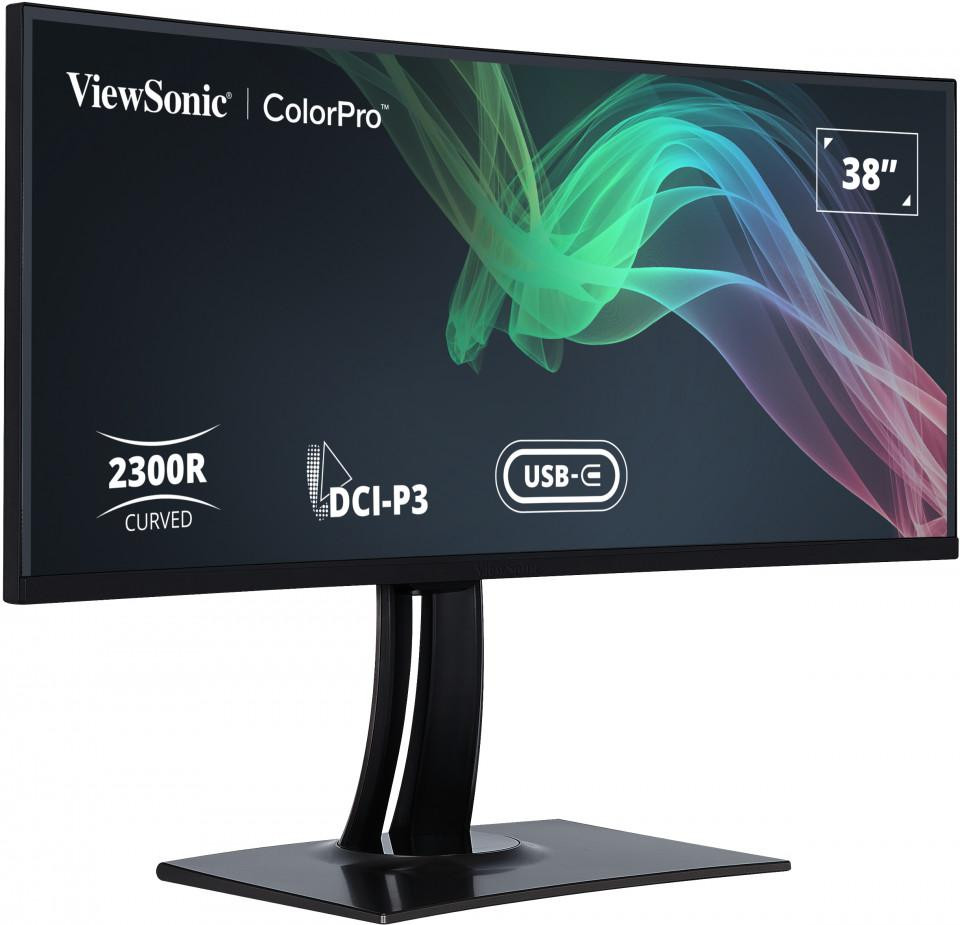 Monitor ViewSonic 38" VP3881A,  Curvature 2300R,  Diagonal inch 38,  Diagonal cm 96.5,  Aspect ratio 219,  Panel IPS