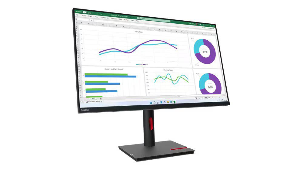 Monitor Lenovo ThinkVision T32h-30 31.5" IPS, QHD 2560x1440, 169, Brightness 350 cdm², Contrast ratio 10001, Response time 4ms Extreme mode 6ms Typical mode Monitor Lenovo ThinkVision T32h-30 31.5" IPS, QHD 2560x1440, 169, Brightness 350 cdm², Contrast ratio 10001, Response time 4ms Extreme mode 6ms Typical mode