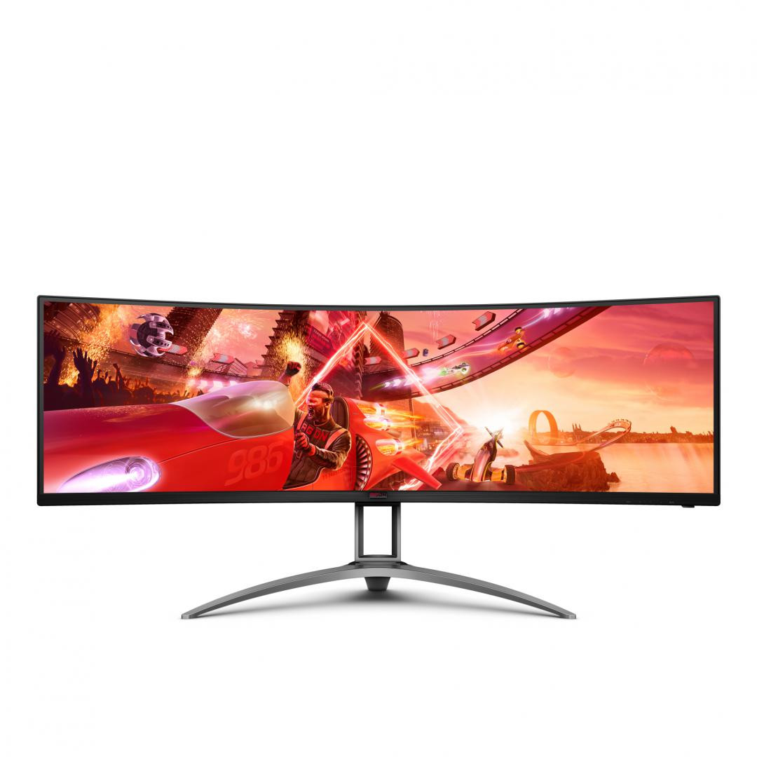 Monitor AOC 48.8" AG493UCX2, Curvature 1800R, Diagonal inch 48.8, Diagonal cm 124, Aspect ratio 329, Panel VA Monitor AOC 48.8" AG493UCX2, Curvature 1800R, Diagonal inch 48.8, Diagonal cm 124, Aspect ratio 329, Panel VA