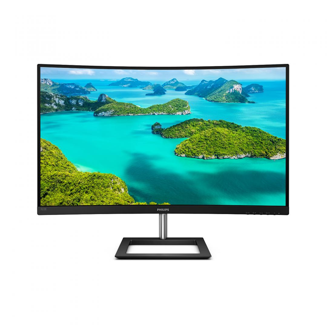 Monitor Philips 31.2" 322E1C00, Curvature 1500R, Diagonal inch 31.2, Diagonal cm 80, Aspect ratio 169, Panel VA Monitor Philips 31.2" 322E1C00, Curvature 1500R, Diagonal inch 31.2, Diagonal cm 80, Aspect ratio 169, Panel VA